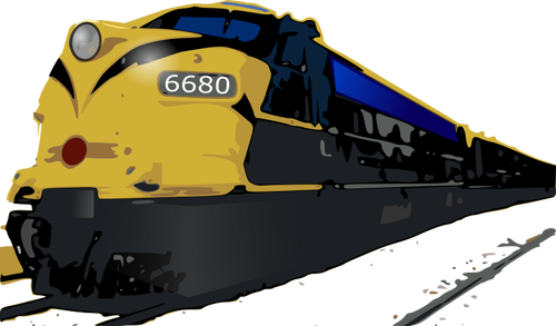 Gráficos del vector clip art de tren