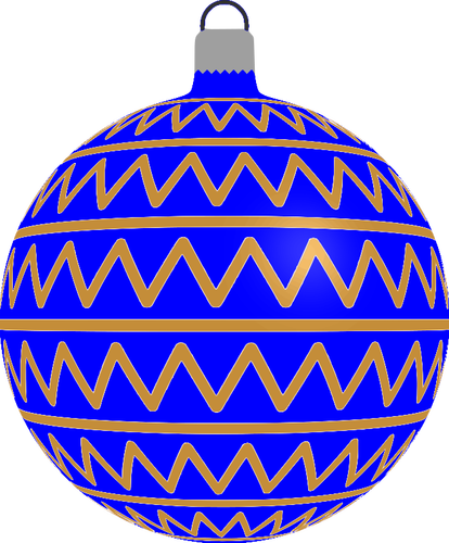 Sfera blu e oro