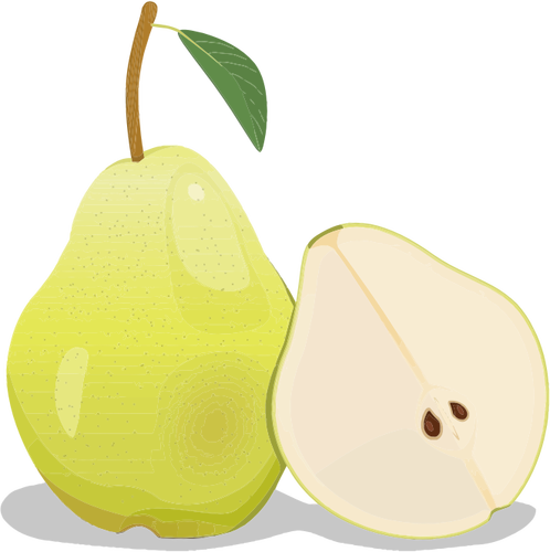 Poire la moitié