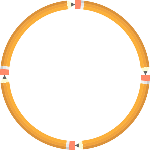 Карандашом круг