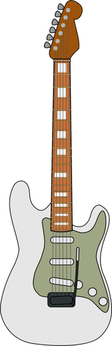 Arte de vector de guitarra eléctrica