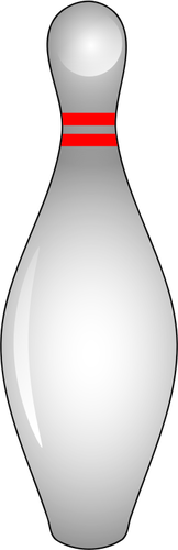 Shiny bowling pin vector illustration