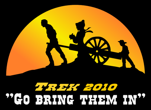 Pioneer trek logo color vector image