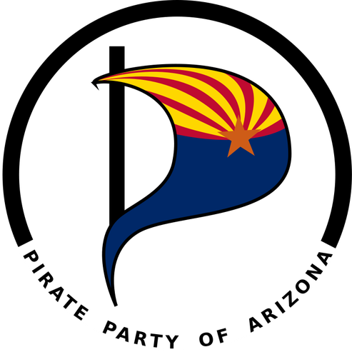 Grafika wektorowa logo Pirate Party of Arizona