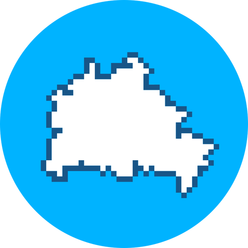 Pixel kart logo