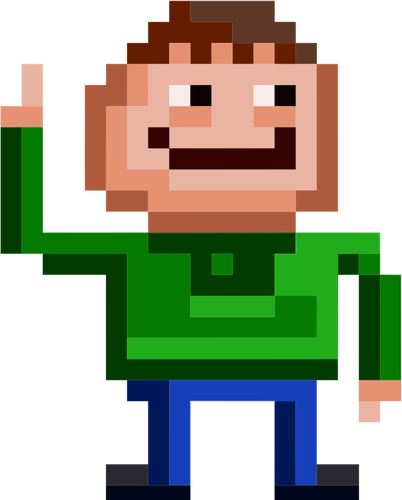 Pixel man