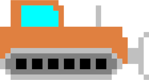 픽셀 아트 불도저