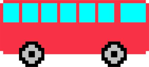 Пиксель автобус