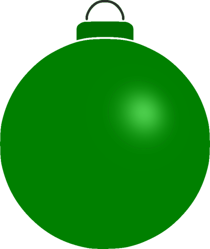 Обычный зеленый шар