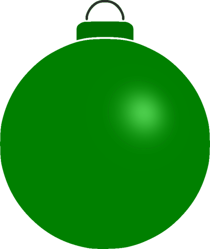 Plain green ball