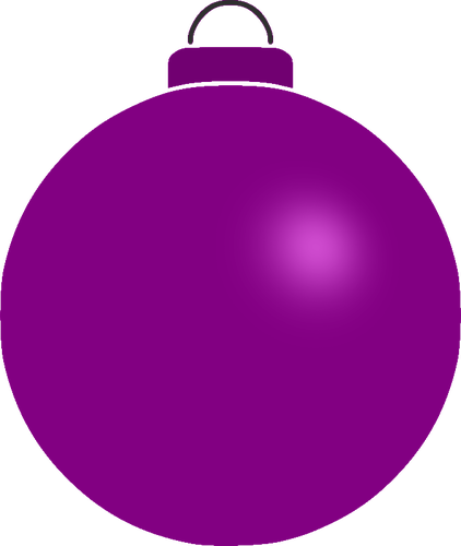 Gewone violet bauble