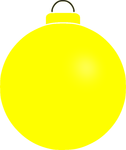 Simple yellow ball