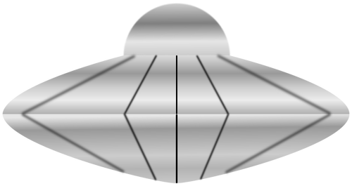 Fliegende Untertasse-Vektor-Bild