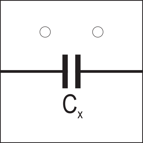 Skjematisk symbol silhuett