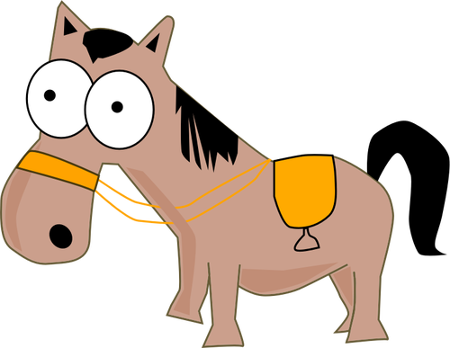 Lucu kuda | Domain publik vektor