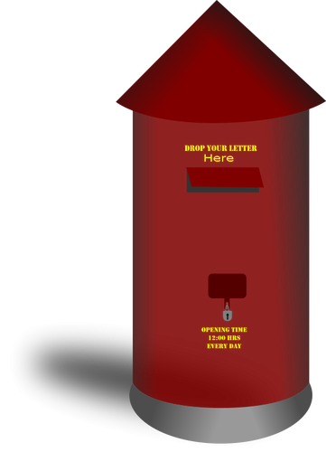 Postbox vektorové ilustrace