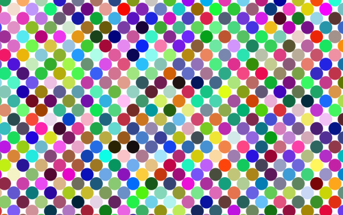 Modèle Dotty dans beaucoup de couleurs