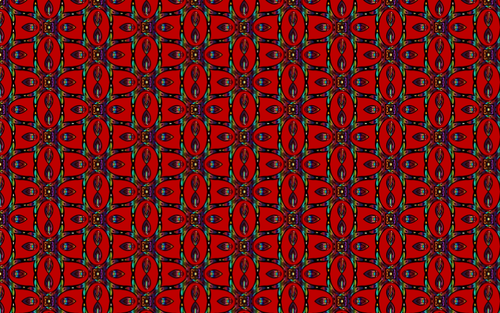 Rött kakel vektor mönster