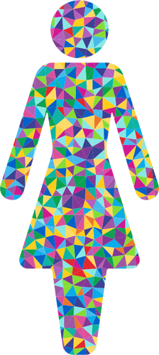 Prismatic female symbol