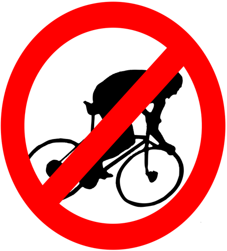 Proibição de ciclismo