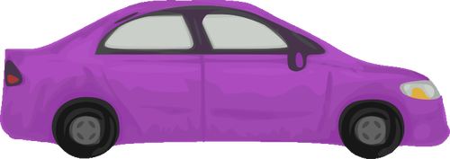 Purple automobile vector image