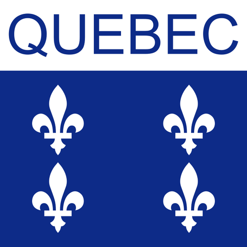 Vector símbolo de Quebec dibujo
