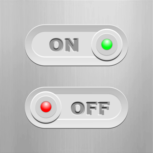 On and off switches