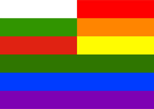 Rainbow a Bulharská vlajka