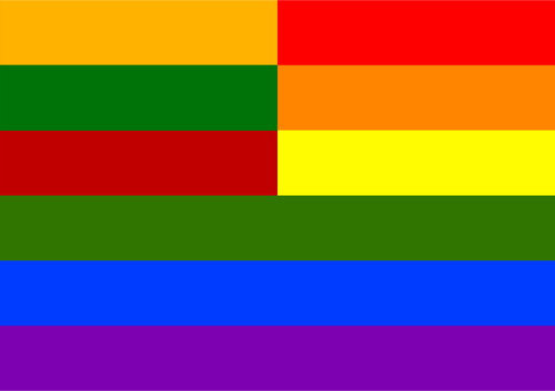 Lithuanian and queer flag