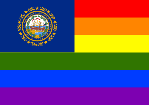 LGBT a New Hampshire vlajka
