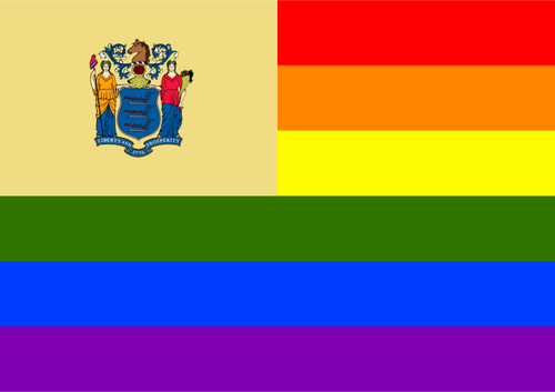 New Jersey a Duhová vlajka