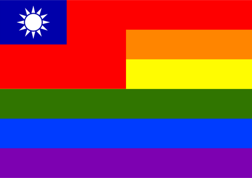 Steagul de curcubeu şi Taiwan