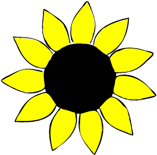 Желтый цветок изображение