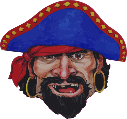 Realistyczne ilustracja pirata