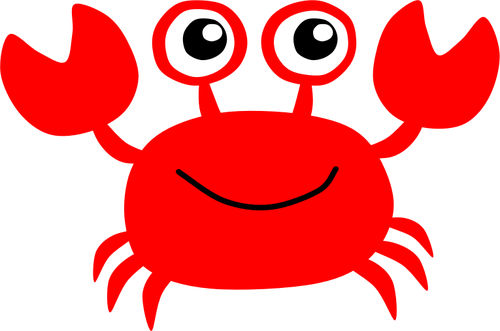Röd krabba
