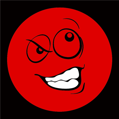 Roter smiley