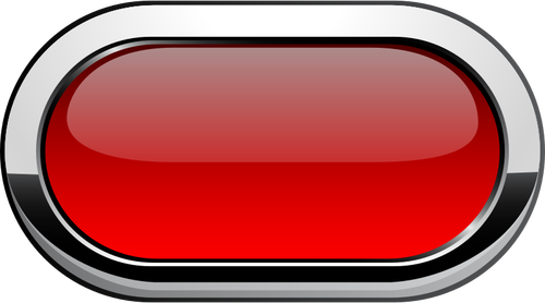 厚厚的灰度边界的红色按钮矢量图形