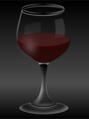 Red wine glass vector graphics