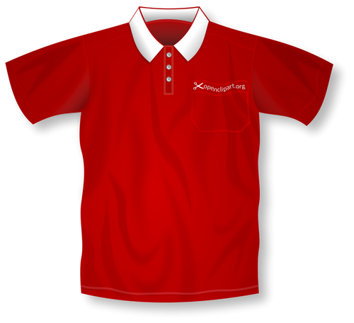 Polo shirt vector illustration