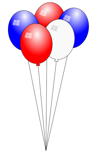 4 ° di palloncini di luglio