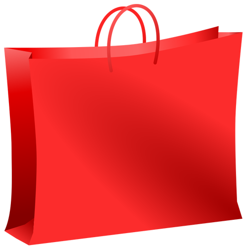 Red bag vector illustration