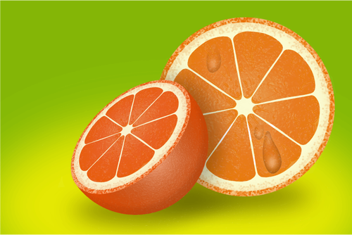 कटा हुआ नारंगी