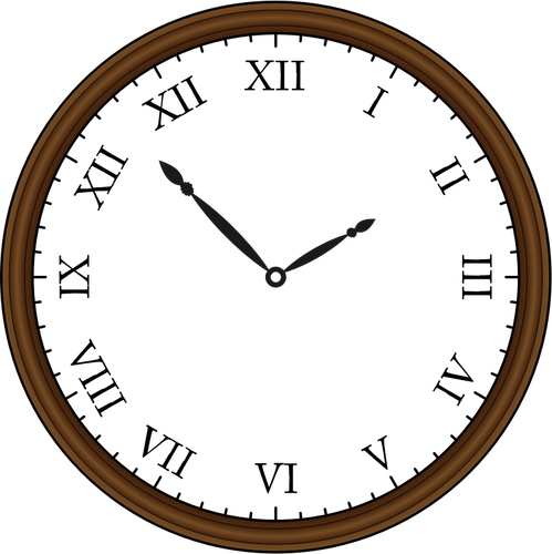 Desenho vetorial de relógio retrô