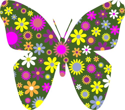 Цветочные бабочки