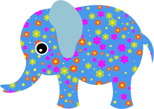 Цветочные слон