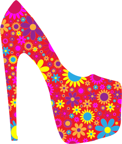 Floral heel