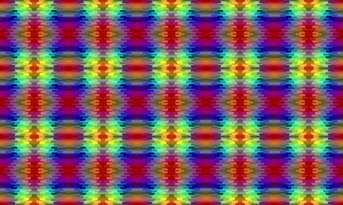 레인 보우 색상에 리본 패턴