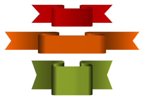 Cintas decorativas  Vectores de dominio público