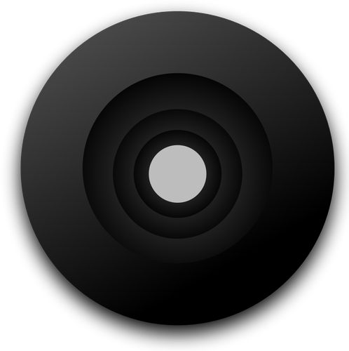 Vector drawing of camera objective lens