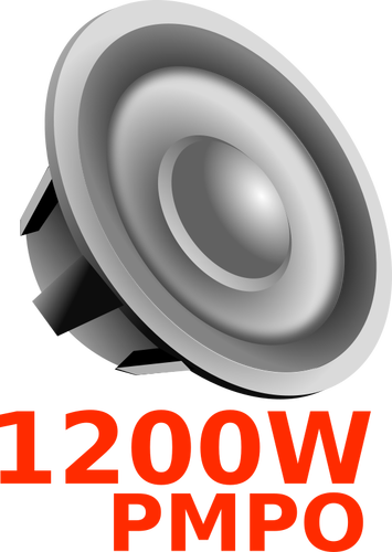 Car loudspeaker vector image
